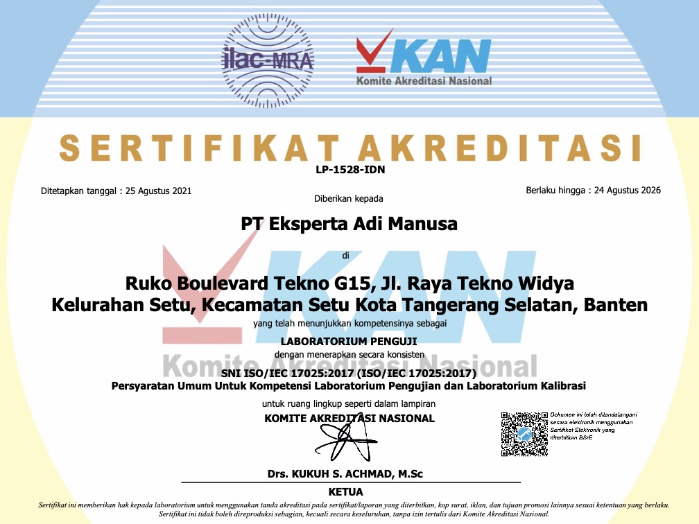Sertifikat ISO 17025 KAN